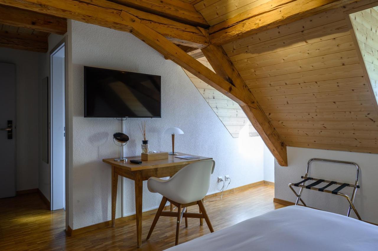 Les Montagnards Hotell Broc Exteriör bild